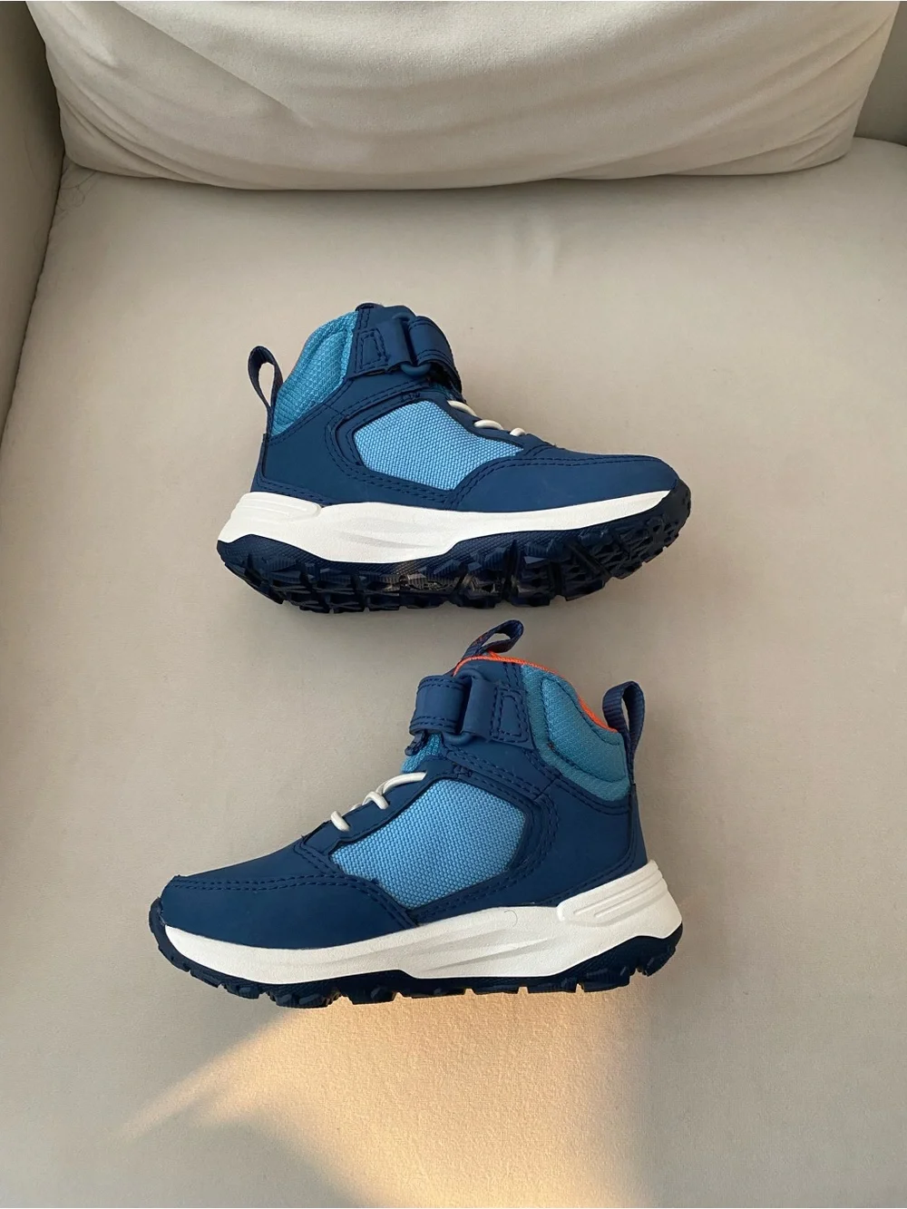 Timberland Blue and Orange Motion Access Boots 7 Toddler